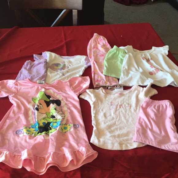 Other - Lot of 2t girls summer pajamas